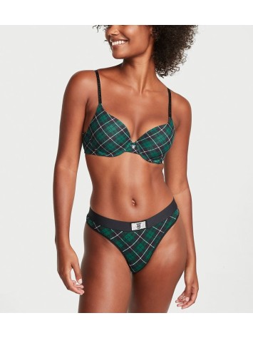 Комплект білизни Push-Up Cotton Perfect Shape Bra Spruce Plaid Set