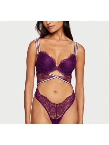 Боди Push-Up Shine Strap Teddy Grape Soda