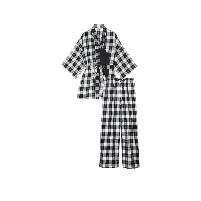 Пижама Victoria’s Secret Flannel 3-Piece Long Pajama Set