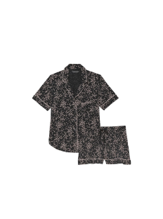 Пижама  Modal Short Pajama Set Mini Black Heart