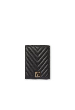 Обложка для паспорта Passport Case V-logo Black