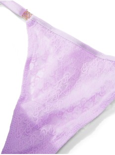 Трусики Icon Lace Adjustable String Thong Panty Silky Lilac