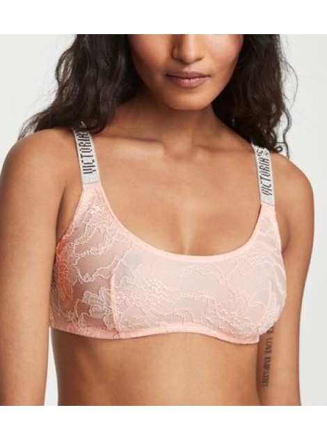 Комплект білизни Shine Strap Lace Bralette Purest Pink