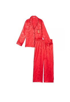 Піжама Satin Long Pajama Set Lipstick Dragon