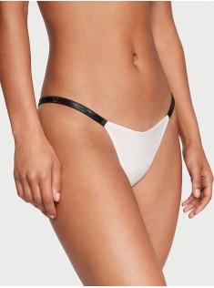 Трусики Open-Back Bow Cheekini Panty White