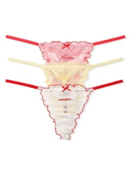 Трусики Panty Set Mesh V-string 3 pack set
