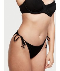 Купальник Bandeau Swim Bikini Top Cheeky Bikini Bottom Black