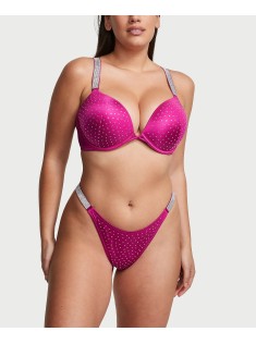 Купальник Bikini Top Shine Strap Bombshell Push-Up Thong Berry Blush