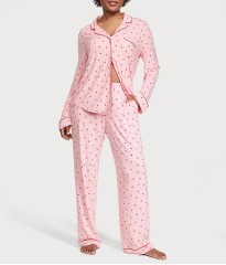 Піжама Modal Long Pajama Set Pink Kiss