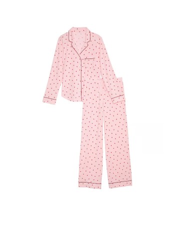 Піжама Modal Long Pajama Set Pink Kiss