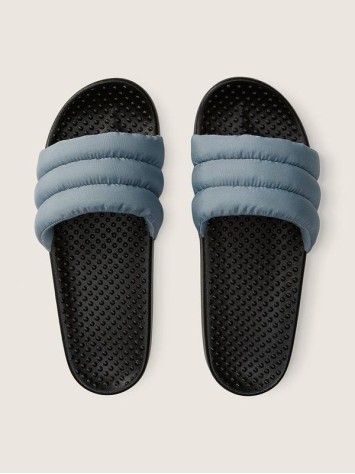 Шлепанцы PINK Puffer Slide Blue