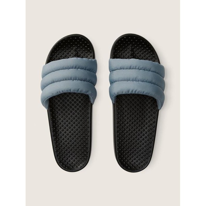 Шльопанці PINK Puffer Slide Blue