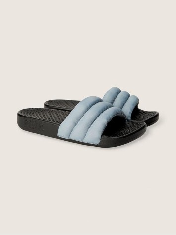 Шлепанцы PINK Puffer Slide Blue