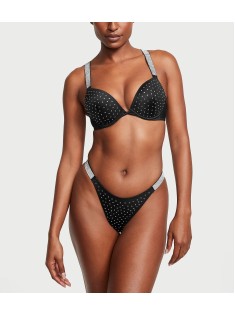 Купальник Shine Strap Bombshell Bikini Top Black Set