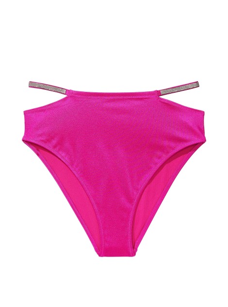 Купальник Shine Strap Triangle Bikini Top High-Waist Cheeky Berry Blush
