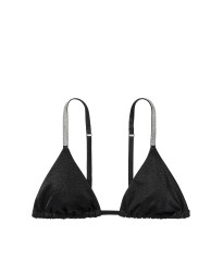 Купальник Shine Strap Triangle Bikini Top High-Waist Cheeky Set Black
