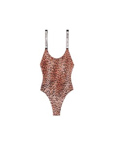 Купальник монокини Shine Strap One-piece Leopard