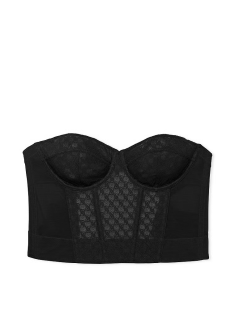 Комплект белья VS Archives Monogram Corset Top Set Black