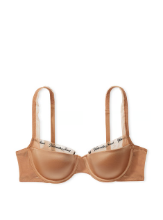 Комплект белья VERY SEXY Logo Embroidery Lightly Lined Balconette Bra Set Toffee