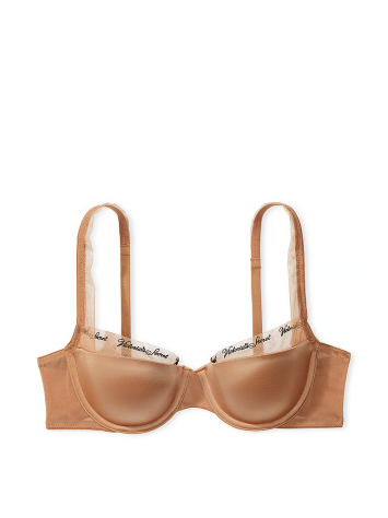 Комплект білизни VERY SEXY Logo Embroidery Lightly Lined Balconette Bra Set Toffee