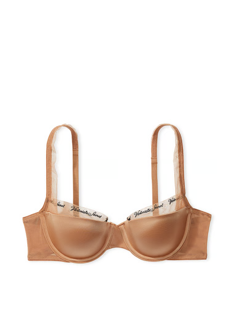 Комплект білизни VERY SEXY Logo Embroidery Lightly Lined Balconette Bra Set Toffee