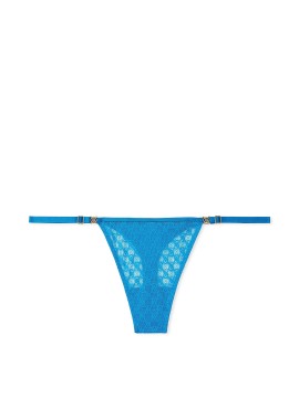 Трусики Icon Lace String Thong Panty Shocking Blue
