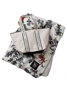 Набор Сумка + Плед Tote Bag + Cozy Blanket Plush VS White 