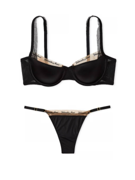 Комплект белья VERY SEXY Logo Embroidery Lightly Lined Balconette Bra Set