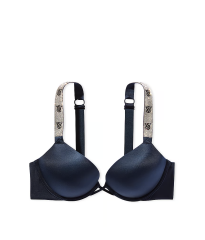 Комплект білизни Bombshell Add-2-Cups Double Shine Strap Push-Up Bra Set Noir Navy