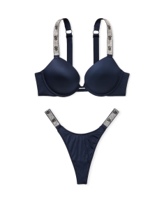 Комплект білизни Shine Cradle Push-Up Bra Set Noir Navy