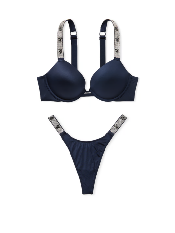 Комплект білизни Shine Cradle Push-Up Bra Set Noir Navy
