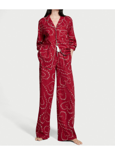 Пижама Flannel Long Pajama Set Lipstick