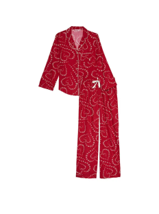 Пижама Flannel Long Pajama Set Lipstick