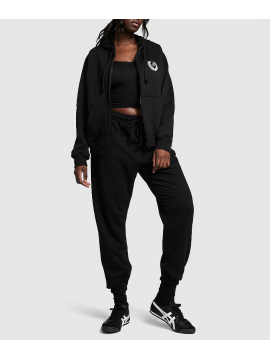 Спортивный костюм PINK FLEECE HIGH-WAIST GYM BLACK