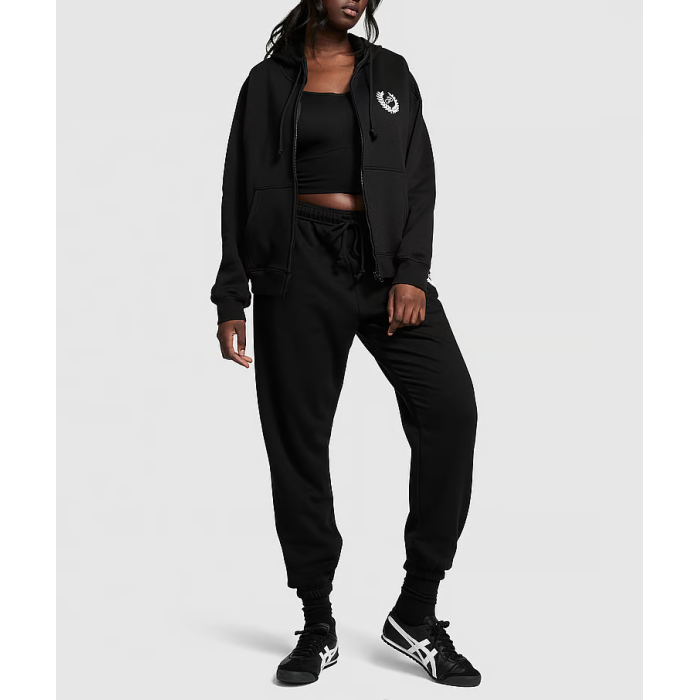 Спортивний костюм PINK FLEECE HIGH-WAIST GYM BLACK