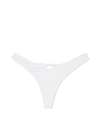 Трусики So Obsessed Strappy Thong Panty White