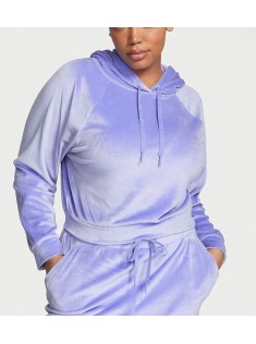 Велюровий костюм Ribbed Velour Hoodies Jogger Sky Blue