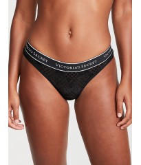 Трусики Black Festive Plaid Thong Panty