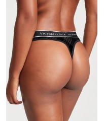 Трусики Black Festive Plaid Thong Panty