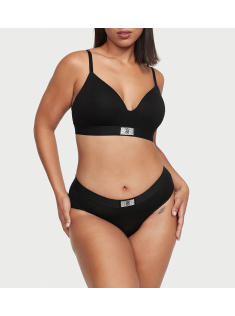 Трусики Cotton Shine Patch Hiphugger Panty Black