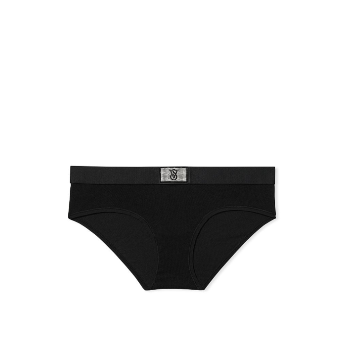 Трусики Cotton Shine Patch Hiphugger Panty Black