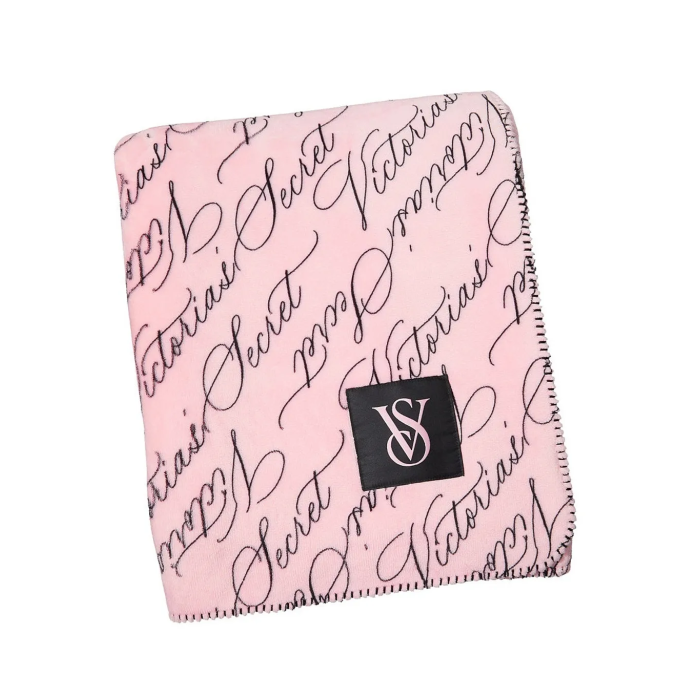 Плед Plush Fleece Blanket Pretty Blossom Script