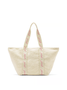 Сумка PINK Cozy-Plush Tote Bag Creamer