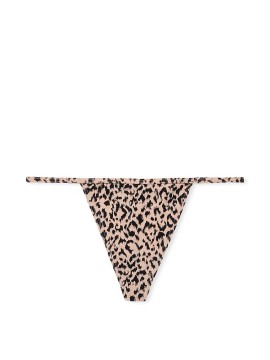 Трусики Stretch Cotton Scatter Shine V-String Panty Leopard