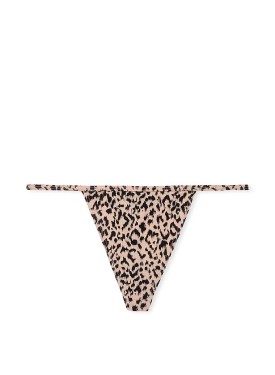 Трусики Stretch Cotton Scatter Shine V-String Panty Leopard