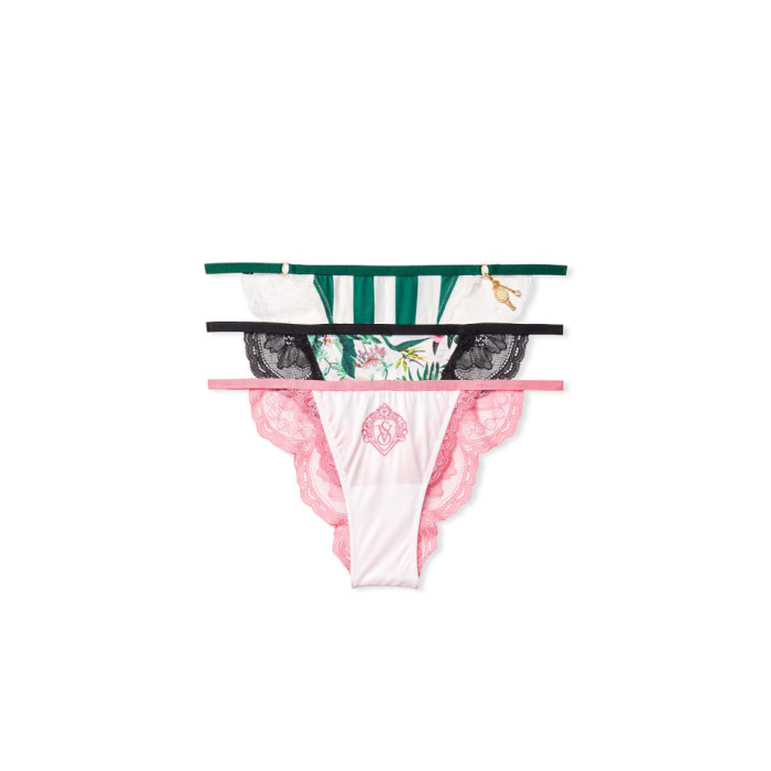 Набір трусиків PACK LACE STRING BIKINI PANTIES
