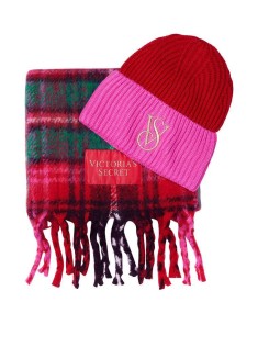 Набір шапка+шарф Victoria's Secret Plaid Set