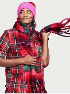 Набір шапка+шарф Victoria's Secret Plaid Set
