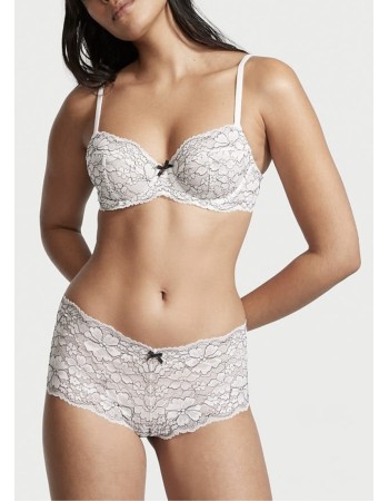 Комплект белья Victoria's Secret Demi Embroidery Bra & Shortie Panty