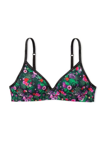 Бюстгальтер Victoria's Secret T-shirt Lightly Lined Wireless Fiower Print Bra